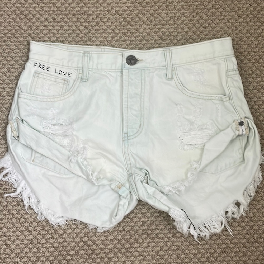 ONE X ONTEASPOON JEAN SHORTS